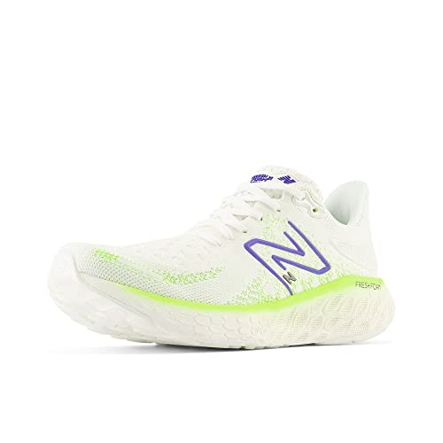 New Balance Women's Fresh Foam X 1080 V12 Running Shoe, Sea Salt/Electric Indigo, 5 M - product image