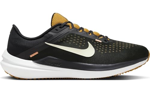 Nike Men's Running Shoes, Black Olive Aura Bronzine Amber Brown, 11 US