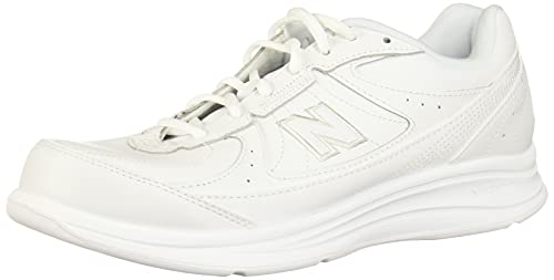 New Balance Women's 577 V1 Lace-up Shoe, White, 8.5 Wide