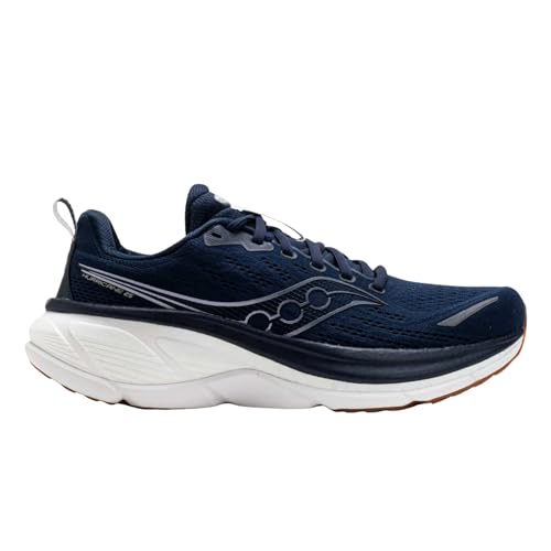 Saucony Men's Hurricane 25 Sneaker, Navy/Cloud, 11.5