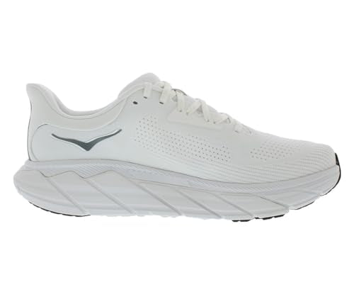 HOKA ONE ONE Arahi 7 Mens Shoes Size 12.5, Color: Blanc De Blanc/Steel Wool