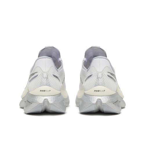 Saucony Men's Endorphin Pro 5 Sneaker, White/Black, 8.5