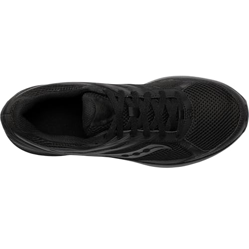 Saucony Men's Cohesion 14 Sneaker, Black/Black, 14