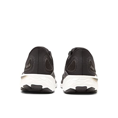 New Balance Men's Fresh Foam 860 V13 Running Shoe, Black/White, 10.5 Medium