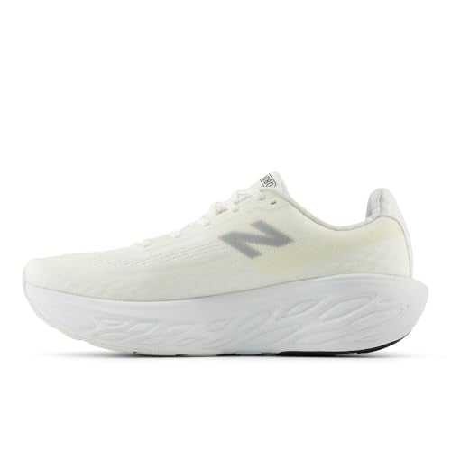 New Balance Men's Fresh Foam X 1080 V14 Running Shoe, White/Silver Metallic/Sea Salt, 10 M