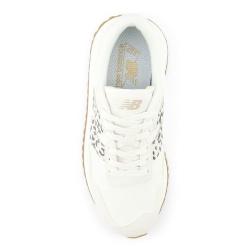New Balance Women's 237 V1 Sneaker, Sea Salt/Black/Gold Metallic, 9.5 M