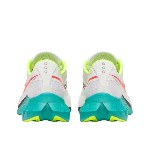 Saucony Men's Endorphin Pro 4 Sneaker, White/Mutant, 10.5