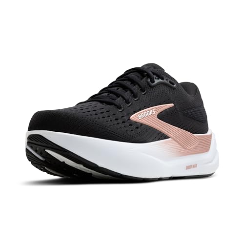 Brooks Women Ghost Max 3 Black/Black/Rose Gold 8 Wide