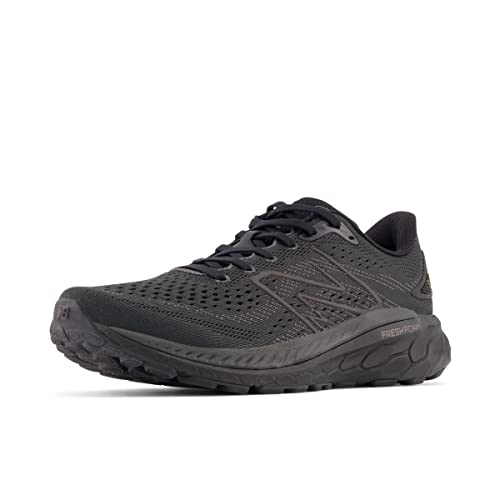 New Balance Men's Fresh Foam 860 V13 Running Shoe, Black/Phantom, 11.5 Medium