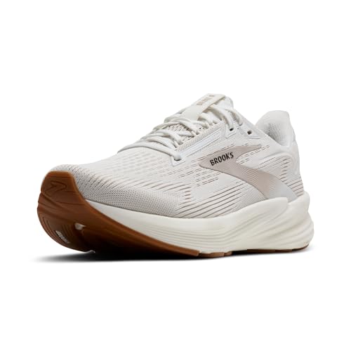 Brooks Women’s Revel 8 Neutral Running & Walking Shoe - White/Chateau Grey - 7 Wide - product image