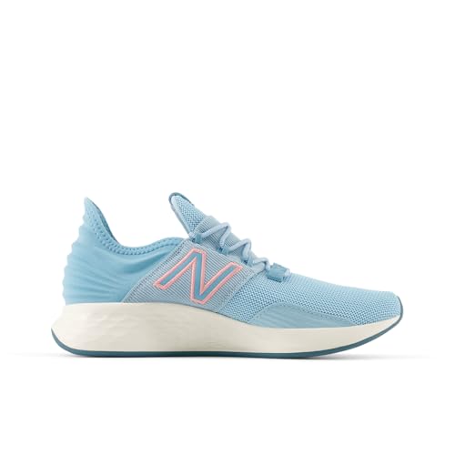New Balance Kid's Fresh Foam Roav V1 Lace-Up Running Shoe, Cloud Blue/Taffy Blue, 13.5 Little Kid