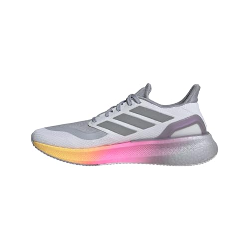 Adidas Men's Pureboost 5, White/Silver Metallic/Spark, 10.5