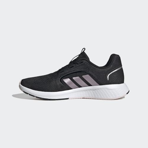 Adidas Womens Edge Lux Black/Matte Purple Metallic/Almost Pink 5