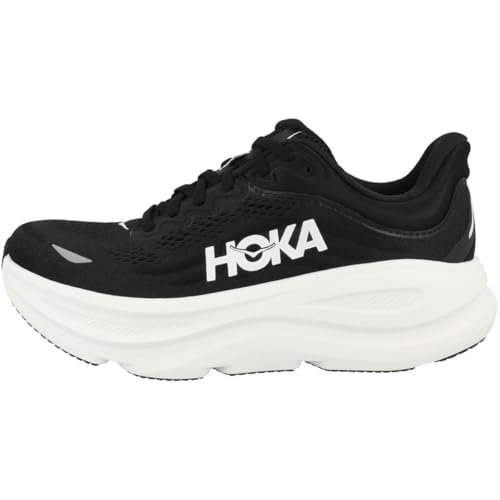 Hoka Women's Bondi 9 Black/White 8 Medium - product image