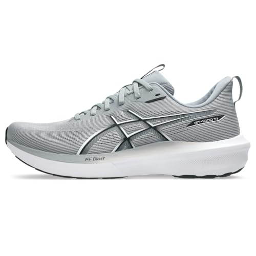 ASICS Men's GT-1000 14 Running Shoes, 14, Gravel/White
