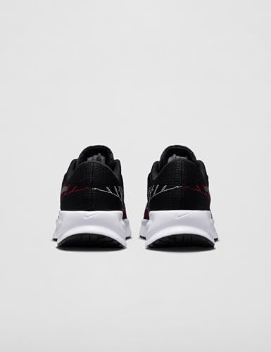 Nike Men's Run Defy Road Running Shoes, Black/Cool Grey-University Red-White, 9