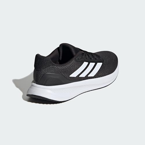 Adidas Women's Run Falcon 5, Black/White/Black, 7.5