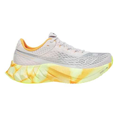 Saucony Women's Endorphin Pro 4 Sneaker, Fog/Peel, 10