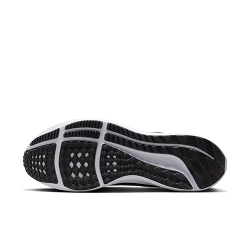 NIKE Pegasus 40 Men's Road Running Shoes, PLATINUM TINT/BLACK-WHITE-GREEN STRIKE, 12 UK (13 US)