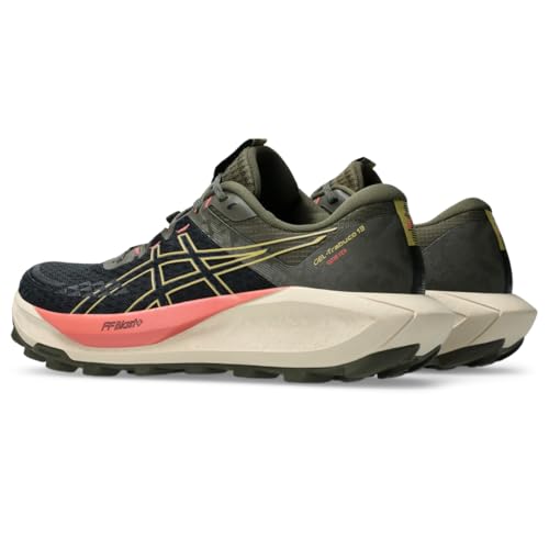 ASICS Women's Gel-Trabuco 13 GTX Running Shoe, 9, Black/Lemongrass