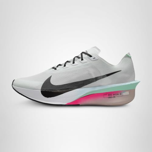 Nike Vaporfly 4 Men's Road Racing Shoes (White/Hyper Pink/Mint Foam/Black) Size 12