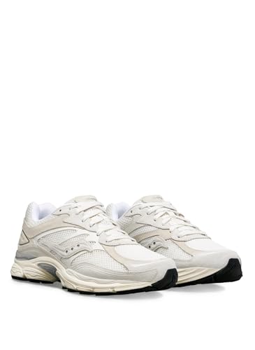 Saucony ProGrid Omni 9 Unisex Sneakers, White, 7 US Women/5.5 US Men