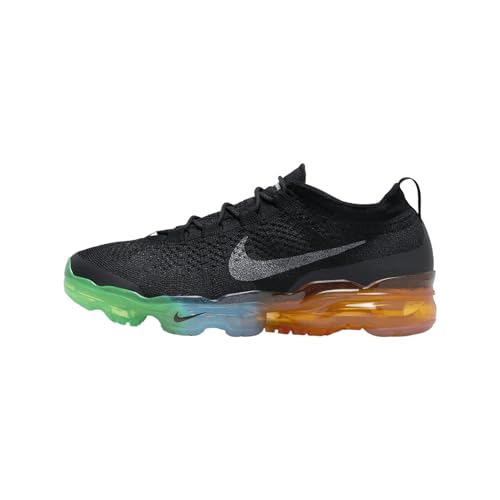 Nike Air Vapormax 2023 Flyknit Men's Shoes (DV1678-014, Black/Green Strike/Light Curry/Black) Size 10