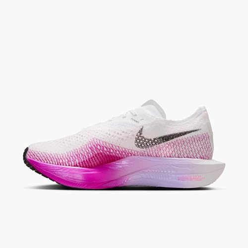 Nike Vaporfly 3 Women's Road Racing Shoes (DV4130-104, White/Vivid Purple/Purple) Size 7