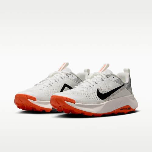 Nike Wildhorse 10 Men's Trail Running Shoes (Summit White/Safety Orange/Phantom/Black) Size 9.5 - alternate view 5