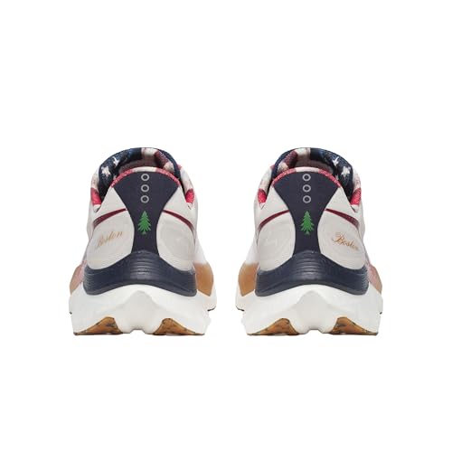Saucony Men's Endorphin Speed 4 Sneaker, White/Navy, 15