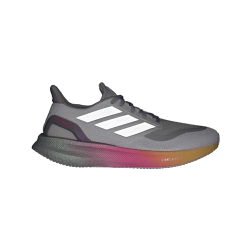 Adidas Men's Pureboost 5, White/Silver Metallic/Spark, 10.5