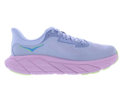 HOKA Arahi 7 Womens Shoes Size 9.5, Color: Gull/Pink Twilight - alternate view 3
