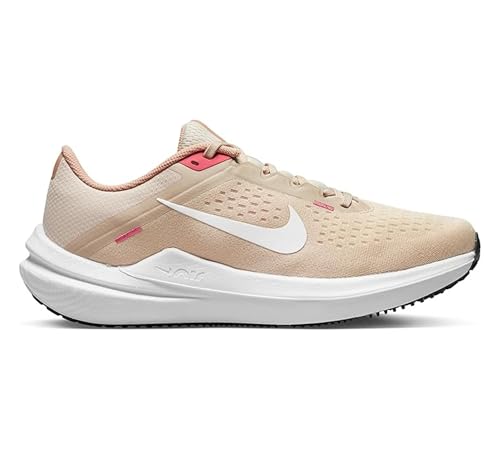 NIKE Air Winflo 10 Women's Trainers Sneakers Running Shoes, Sand Drift Hemp Sea Coral White, 6.5 UK, 9