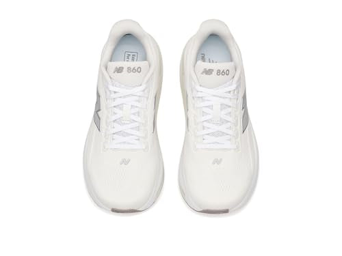 New Balance Women's Fresh Foam X 860v15 Running Shoe, Nb 103 White/Silver Metallic, 9.5
