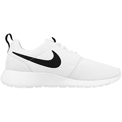 Nike Womens Roshe One Running Shoes (10 B(M) US)(White/White/Black)