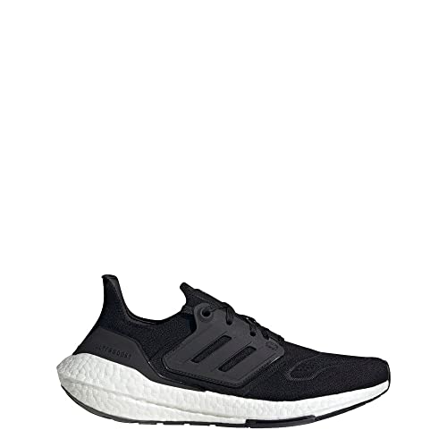 adidas Women's Ultraboost 22, Black/Black/White, 10