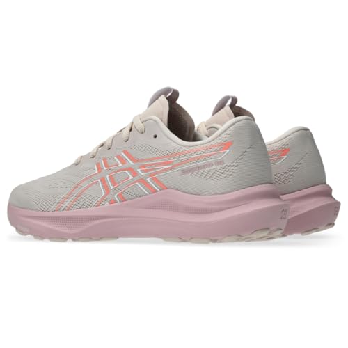 ASICS Kid's GT-2000 14 Grade School Running Shoes, 1, Mineral Beige/Sun Coral