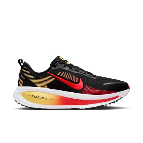Nike Mens Vomero 18 Black/Bright Crimson/Light Crimson 10 Medium