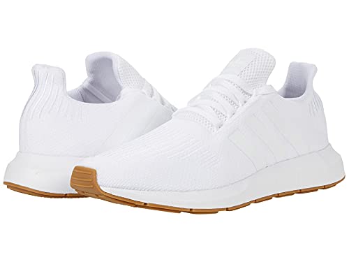 Adidas Originals Men's Swift Run Shoe, White/White/Gum, 13