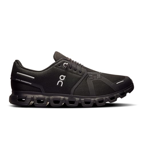 On Men's Cloud 6 Sneakers, Black/Black, 10.5 Medium US