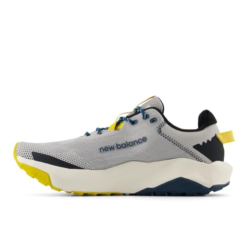 Men's New Balance DynaSoft Nitrel v6 Trail Shoes in Raincloud/Deep Sea/Firefly alternate view 2