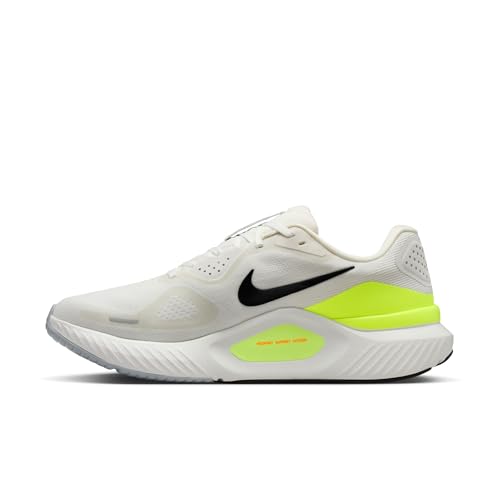 Nike Men's Structure 26 Sneaker, Summit White/Black/Volt/Total Orange, 12
