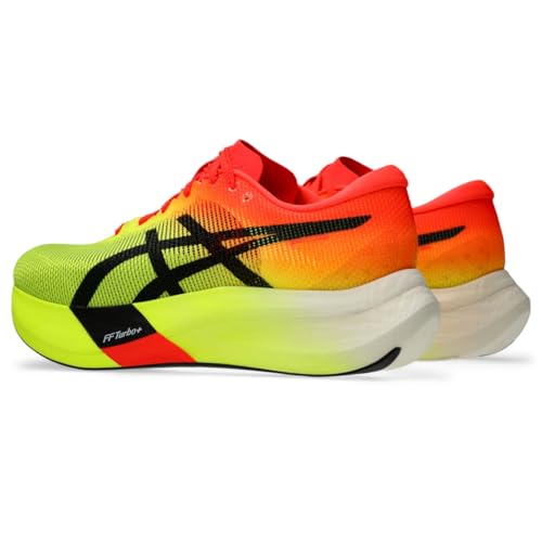 ASICS Unisex METASPEED Edge Running Shoes, 11.5M / 13W, Safety Yellow/Black
