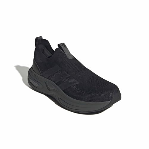 adidas Men's Cloudfoam Cuxxion - Sock, Black/Carbon/Grey, 9.5