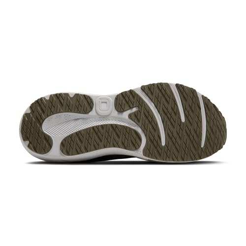 Brooks Men’s Adrenaline GTS 24 Weatherized Supportive Running Shoe - Green/Gray/Orange - 7 Medium
