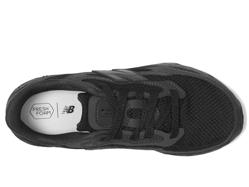 New Balance Kid's Fresh Foam Arishi Lux V1 Lace-Up Running Shoe, Black/Black Cement, 5.5 M Big Kid