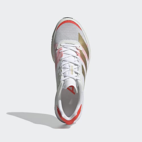 adidas Adizero Adios 6 Womens Shoes Size 5.5, Color: White/Gold/Red