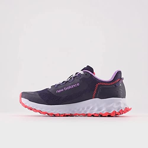 New Balance Women's Fresh Foam Garoe V1 Trail Running Shoe, Natural Indigo/Electric Purple/Electric Red, 9.5
