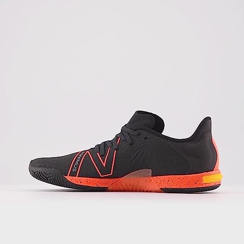 New Balance Men's Minimus TR BOA V1 Cross Trainer, Blacktop/Blaze Orange, 10.5 M