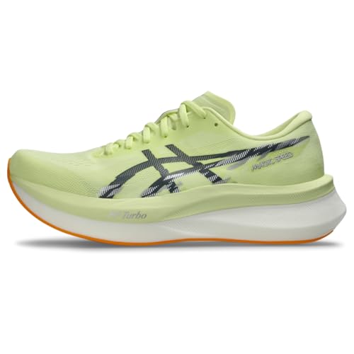 ASICS Men's Magic Speed 4 Running Shoes, 7, Huddle Yellow/Metropolis